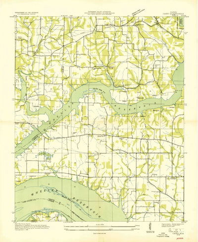 United States Geological Survey Cairo, AL (1936, 24000-Scale) digital map