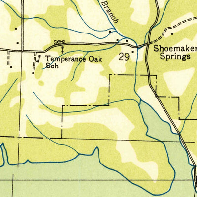 United States Geological Survey Cairo, AL (1936, 24000-Scale) digital map
