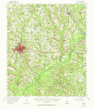 United States Geological Survey Cairo, GA (1956, 62500-Scale) digital map