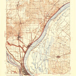 United States Geological Survey Cairo, IL-KY-MO (1933, 62500-Scale) digital map