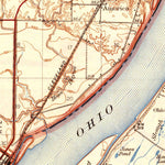 United States Geological Survey Cairo, IL-KY-MO (1933, 62500-Scale) digital map