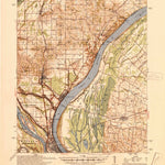 United States Geological Survey Cairo, IL-KY-MO (1939, 62500-Scale) digital map