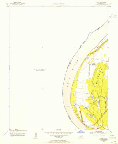 United States Geological Survey Cairo, IL-KY-MO (1954, 24000-Scale) digital map