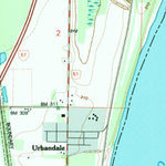 United States Geological Survey Cairo, IL-KY-MO (1993, 24000-Scale) digital map