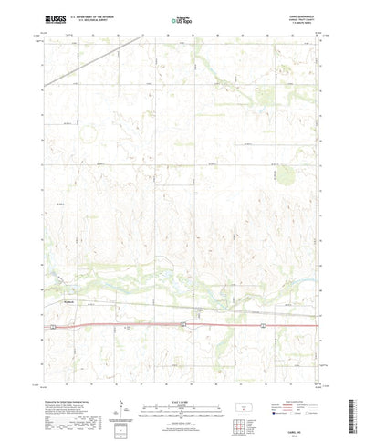 United States Geological Survey Cairo, KS (2022, 24000-Scale) digital map
