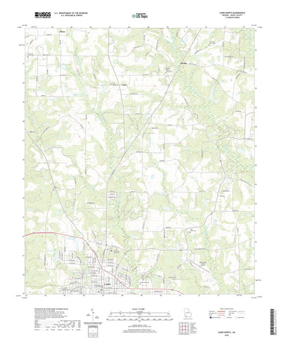 United States Geological Survey Cairo North, GA (2020, 24000-Scale) digital map