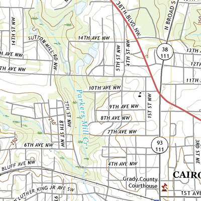 United States Geological Survey Cairo North, GA (2020, 24000-Scale) digital map