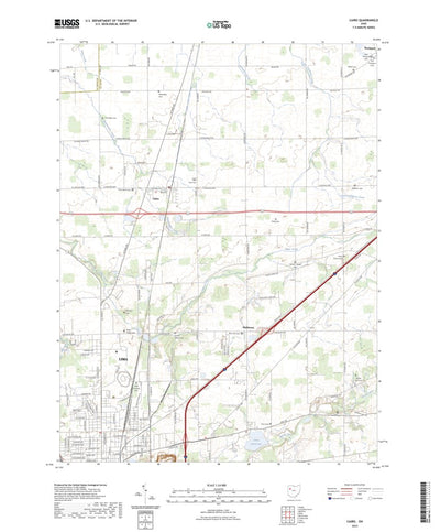 United States Geological Survey Cairo, OH (2023, 24000-Scale) digital map