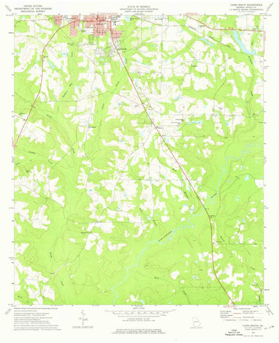 United States Geological Survey Cairo South, GA (1974, 24000-Scale) digital map