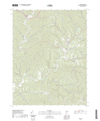 United States Geological Survey Cairo, WV (2023, 24000-Scale) digital map