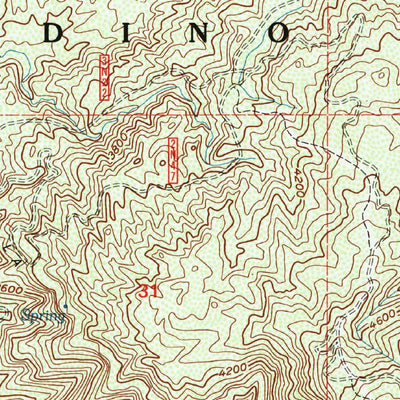 United States Geological Survey Cajon, CA (1996, 24000-Scale) digital map