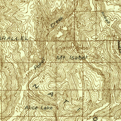 United States Geological Survey Cakeville, WY (1927, 96000-Scale) digital map