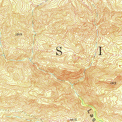 United States Geological Survey Calabasas, CA (1952, 24000-Scale) digital map