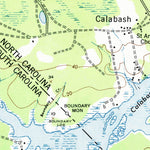 United States Geological Survey Calabash, NC-SC (1953, 24000-Scale) digital map