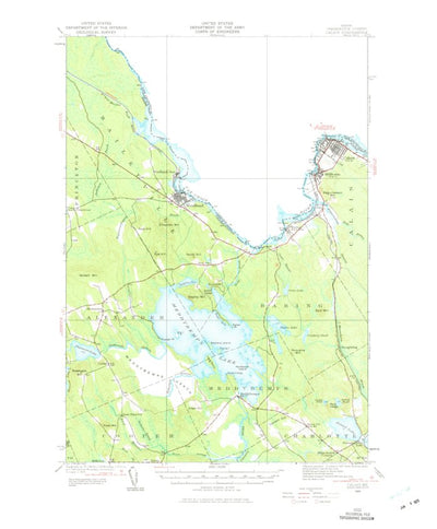 United States Geological Survey Calais, ME (1929, 62500-Scale) digital map
