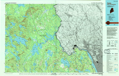 United States Geological Survey Calais, ME (1994, 100000-Scale) digital map