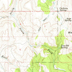 United States Geological Survey Calamity Butte, OR (1961, 62500-Scale) digital map