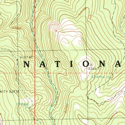 United States Geological Survey Calamity Butte, OR (1990, 24000-Scale) digital map