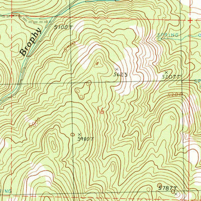United States Geological Survey Calamity Butte, OR (1990, 24000-Scale) digital map