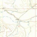 United States Geological Survey Calamity Coulee, MT (1965, 24000-Scale) digital map