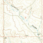 United States Geological Survey Calamity Coulee, MT (1965, 24000-Scale) digital map