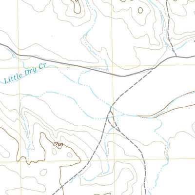 United States Geological Survey Calamity Coulee, MT (2020, 24000-Scale) digital map