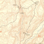 United States Geological Survey Calamity Mesa, CO (1950, 24000-Scale) digital map