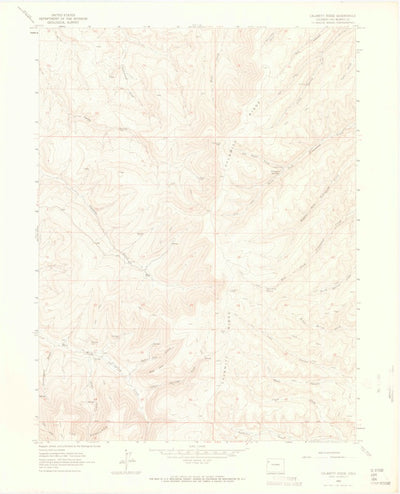 United States Geological Survey Calamity Ridge, CO (1962, 24000-Scale) digital map