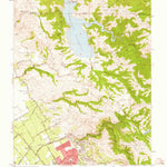 United States Geological Survey Calaveras Reservoir, CA (1953, 24000-Scale) digital map