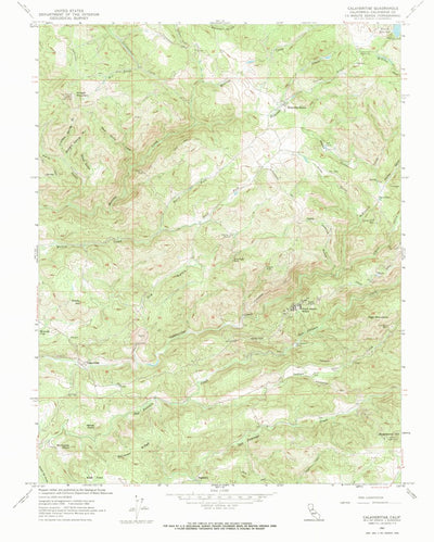 United States Geological Survey Calaveritas, CA (1962, 24000-Scale) digital map