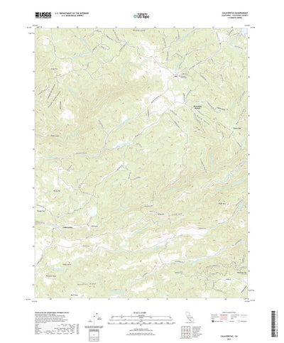 United States Geological Survey Calaveritas, CA (2021, 24000-Scale) digital map