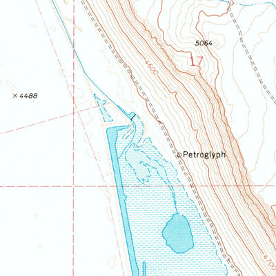 United States Geological Survey Calderwood Reservoir, OR (1968, 24000-Scale) digital map