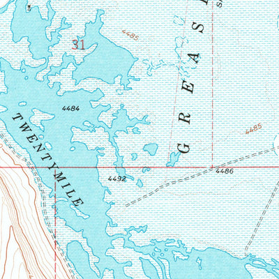 United States Geological Survey Calderwood Reservoir, OR (1968, 24000-Scale) digital map