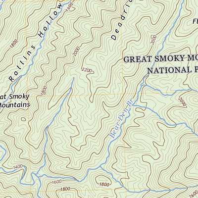 United States Geological Survey Calderwood, TN (2022, 24000-Scale) digital map