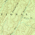 United States Geological Survey Calderwood, TN-NC (1964, 24000-Scale) digital map