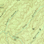 United States Geological Survey Calderwood, TN-NC (1964, 24000-Scale) digital map