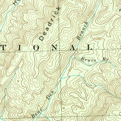 United States Geological Survey Calderwood, TN-NC (2000, 24000-Scale) digital map