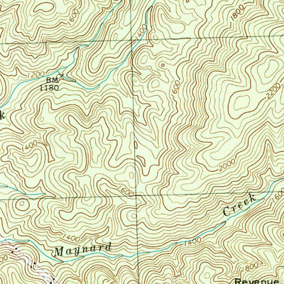 United States Geological Survey Calderwood, TN-NC (2000, 24000-Scale) digital map