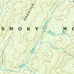 United States Geological Survey Calderwood, TN-NC (2003, 24000-Scale) digital map