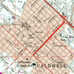 United States Geological Survey Caldwell, ID (1958, 24000-Scale) digital map