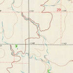 United States Geological Survey Caldwell, KS (1971, 24000-Scale) digital map