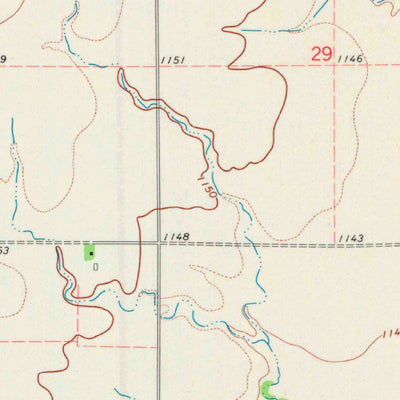 United States Geological Survey Caldwell, KS (1971, 24000-Scale) digital map