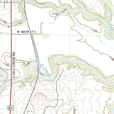 United States Geological Survey Caldwell, KS (2022, 24000-Scale) digital map