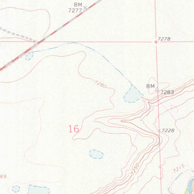 United States Geological Survey Caldwell Lake, WY (1963, 24000-Scale) digital map