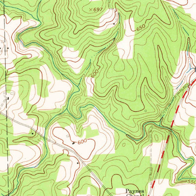 United States Geological Survey Caldwell, NC (1968, 24000-Scale) digital map