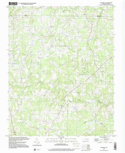 United States Geological Survey Caldwell, NC (1997, 24000-Scale) digital map