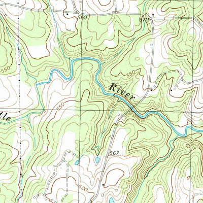 United States Geological Survey Caldwell, NC (1997, 24000-Scale) digital map