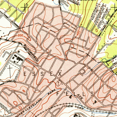 United States Geological Survey Caldwell, NJ (1947, 24000-Scale) digital map