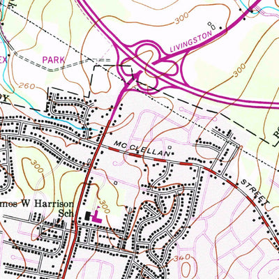 United States Geological Survey Caldwell, NJ (1954, 24000-Scale) digital map