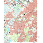 United States Geological Survey Caldwell, NJ (1995, 24000-Scale) digital map